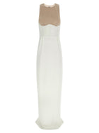 Elisabetta Franchi Red Carpet Dress White