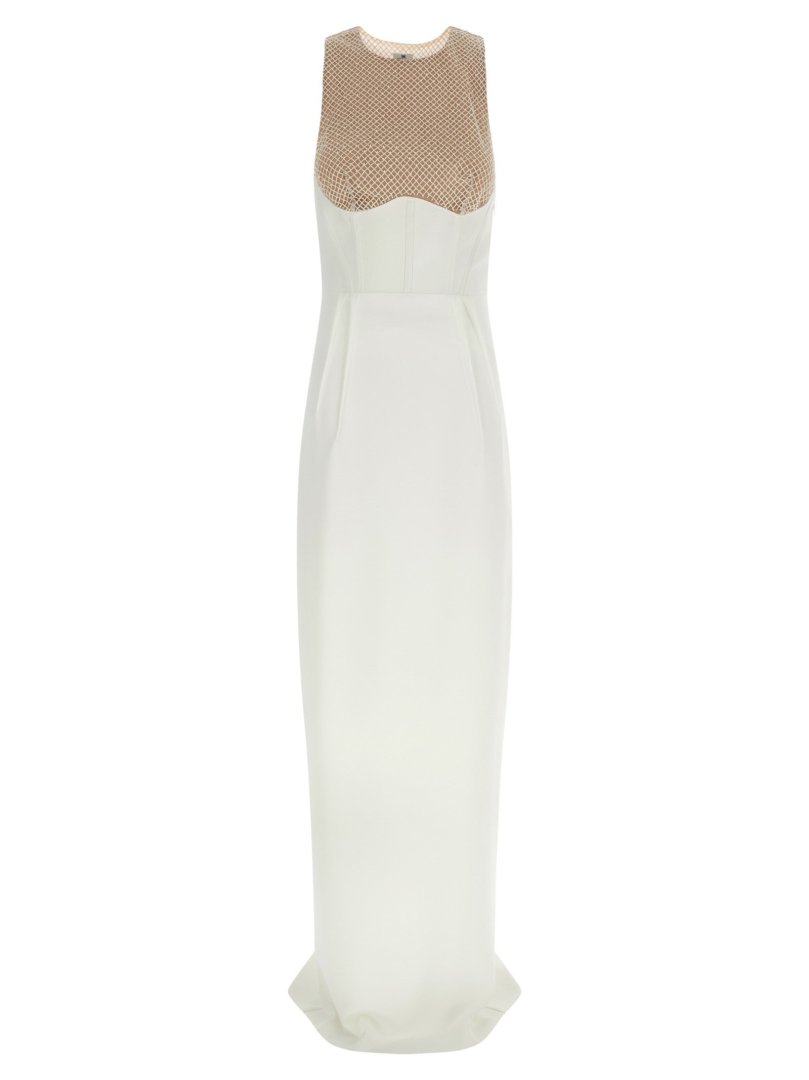 Elisabetta Franchi Red Carpet Dress White
