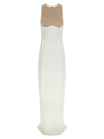 Elisabetta Franchi Red Carpet Dress White