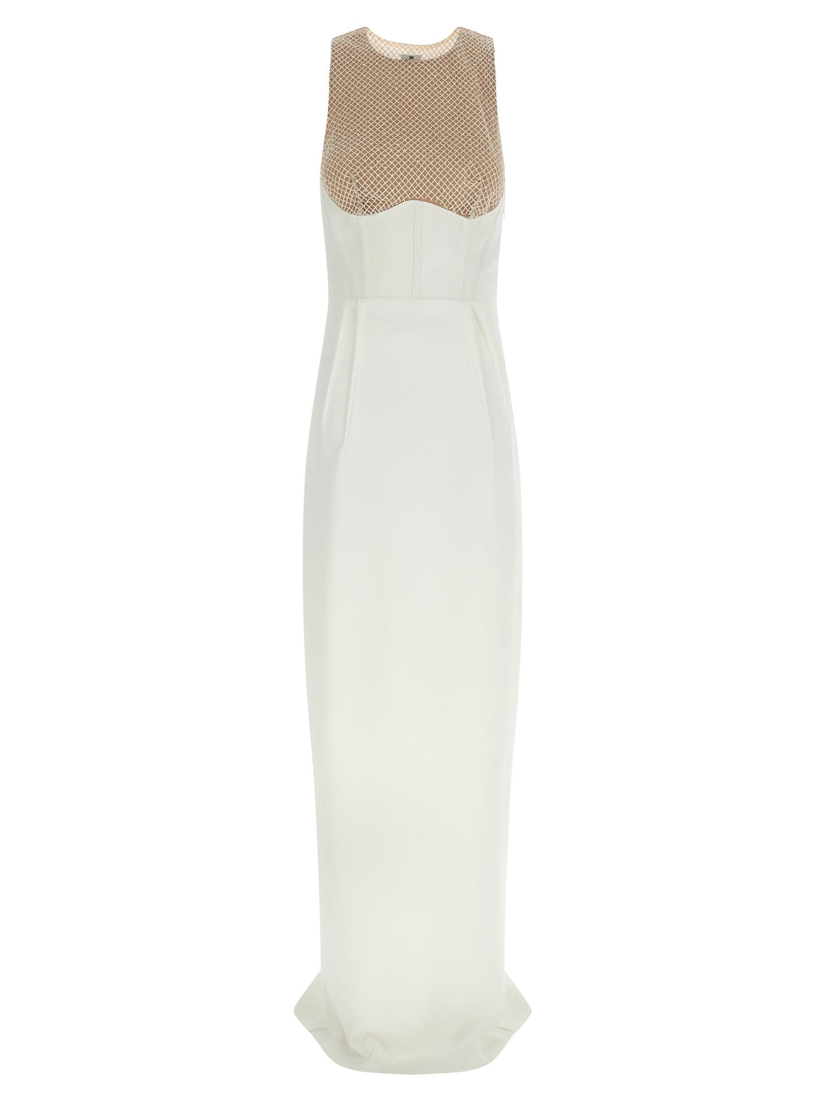 Elisabetta Franchi Red Carpet Dress White