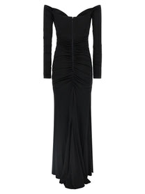 Elisabetta Franchi Red Carpet Dress Black, view 2