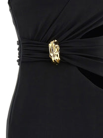 Elisabetta Franchi Red Carpet Dress Black