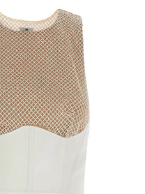 Elisabetta Franchi Red Carpet Dress White
