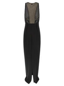 Elisabetta Franchi Red Carpet Dress Black