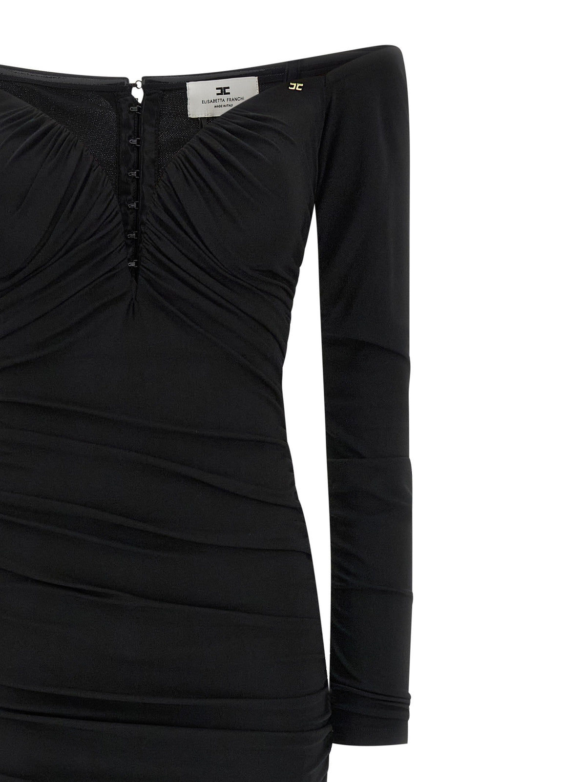 Elisabetta Franchi Red Carpet Dress Black, view 3