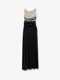 Elisabetta Franchi Women's Red Carpet Long Dress Black