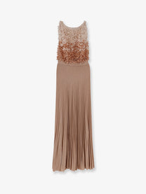 Elisabetta Franchi Women's Red Carpet Long Dress Multicolor