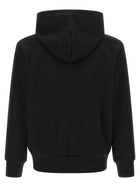 Comme Des Garcons Play Red Emblem Patch Hoodie Black