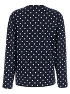 Comme Des Garcons Play Red Emblem Shirt Blue, view 2