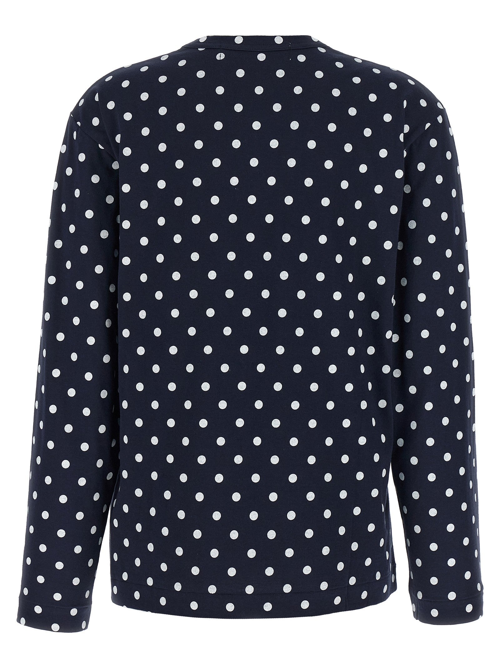 Comme Des Garcons Play Red Emblem Shirt Blue