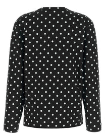 Comme Des Garcons Play Red Emblem Shirt Black