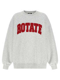 ROTATE Birger Christensen Red Sweatshirt Grey