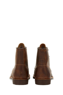 Red wing men’s stivale blacksmith brown leather work boots with visible stitching and sturdy sole