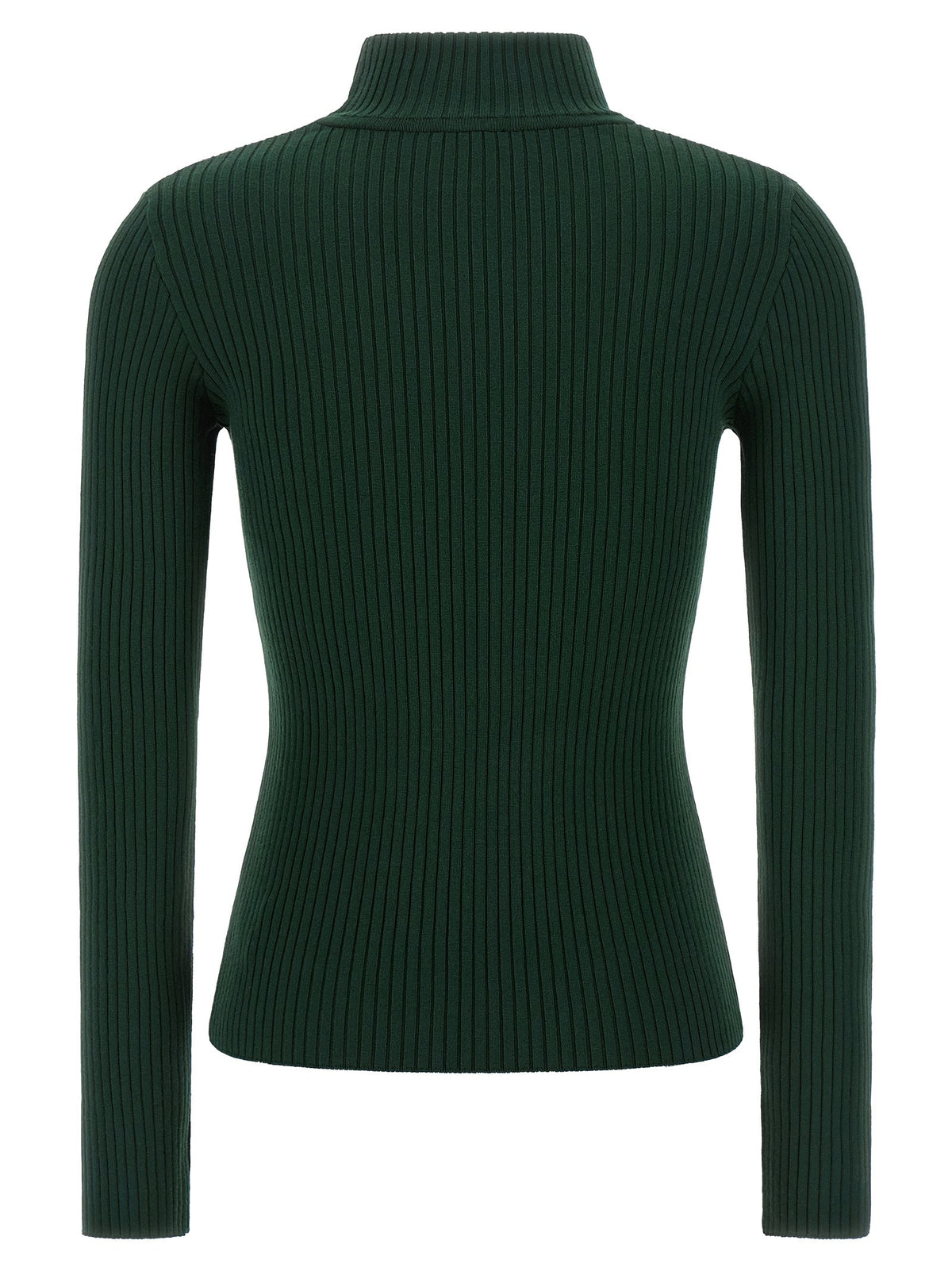 courrèges Reedition Rib Knit Sweater Green