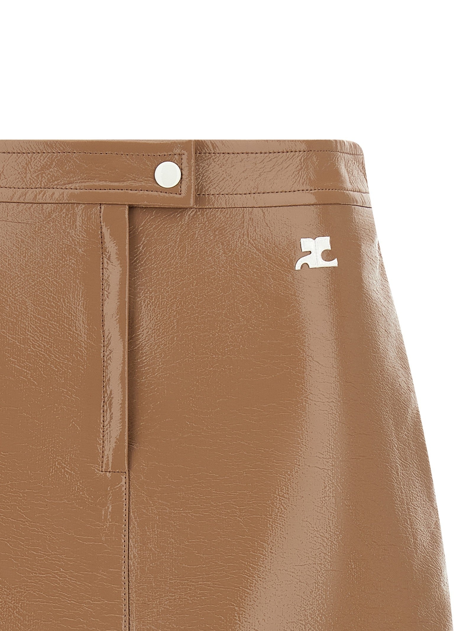 courrèges Reedition Skirt Beige