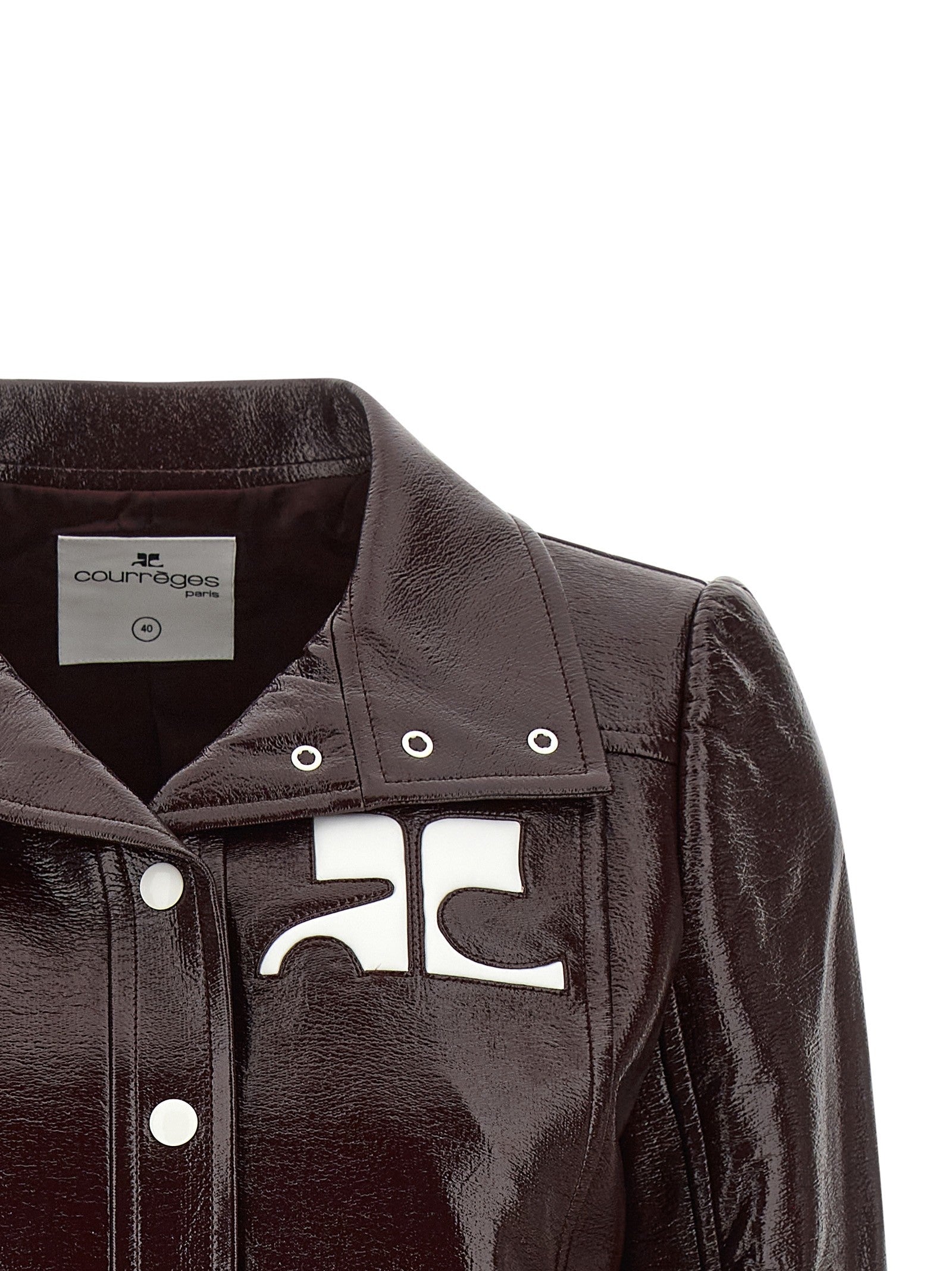courrèges Reedition Vinyl Jacket Red