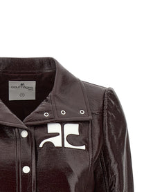 courrèges Reedition Vinyl Jacket Red