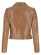 courrèges Reedition Vinyl Jacket Brown, view 2