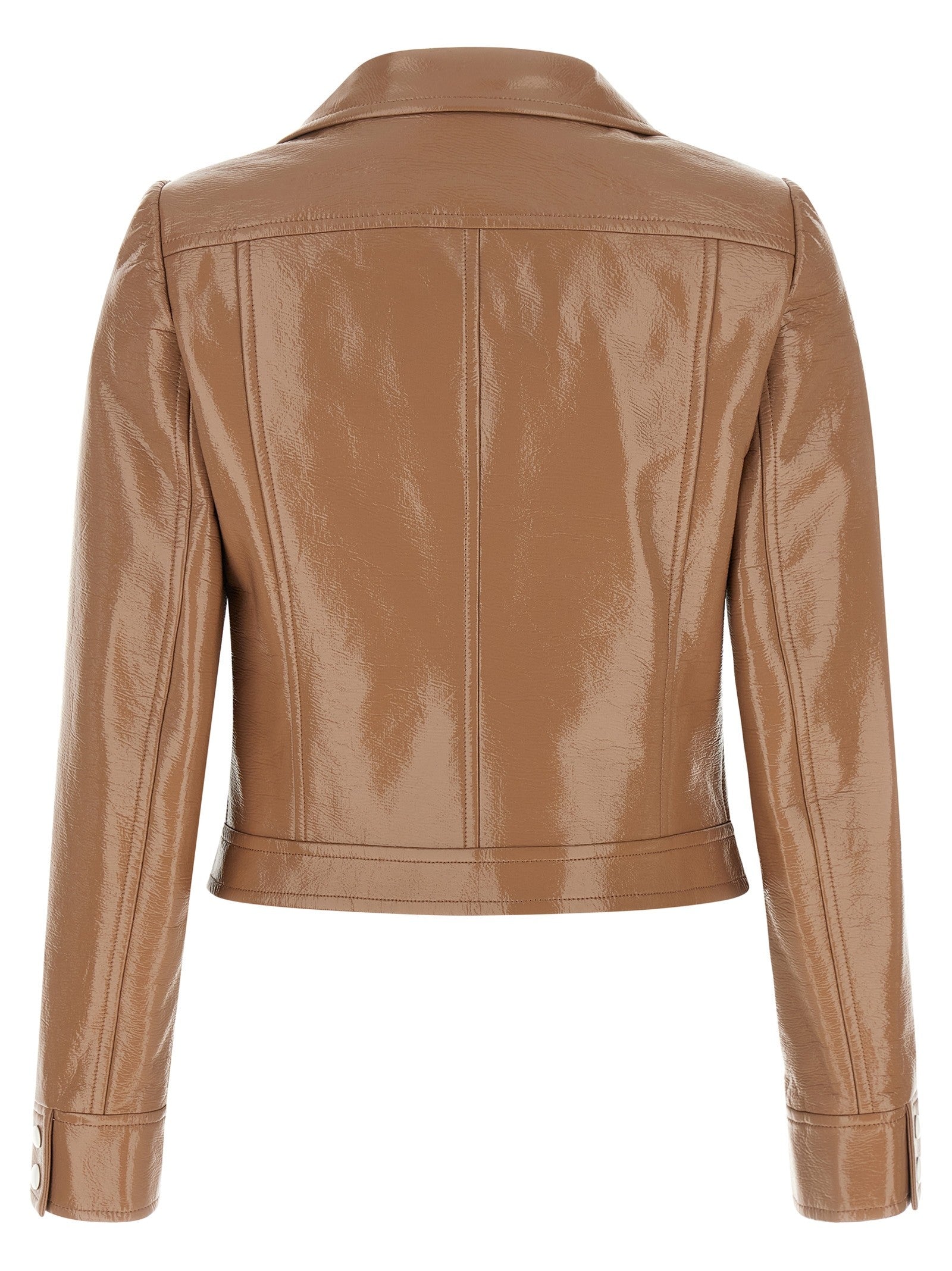courrèges Reedition Vinyl Jacket Brown