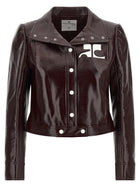 courrèges Reedition Vinyl Jacket Red