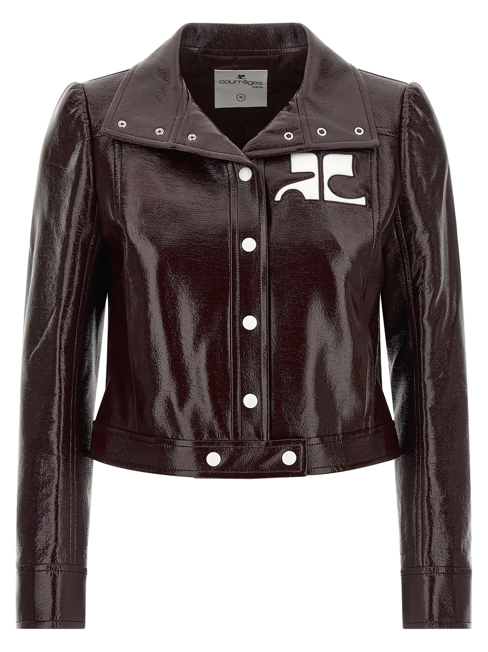 courrèges Reedition Vinyl Jacket Red