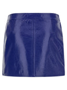 courrèges Reedition Vinyl Skirt Blue, view 2