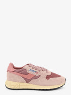 AUTRY Women's Reelwind Low Mesh and Suede Sneakers Beige