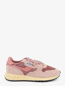 AUTRY Women's Reelwind Low Mesh and Suede Sneakers Beige