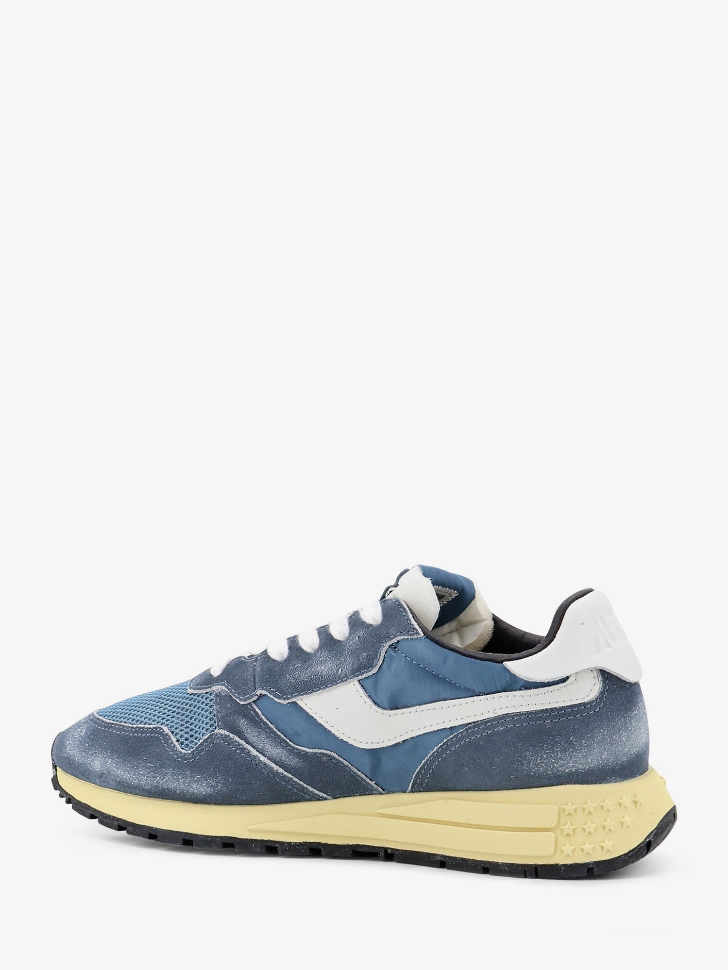 AUTRY Women's Reelwind Low Mesh and Suede Sneakers Blue
