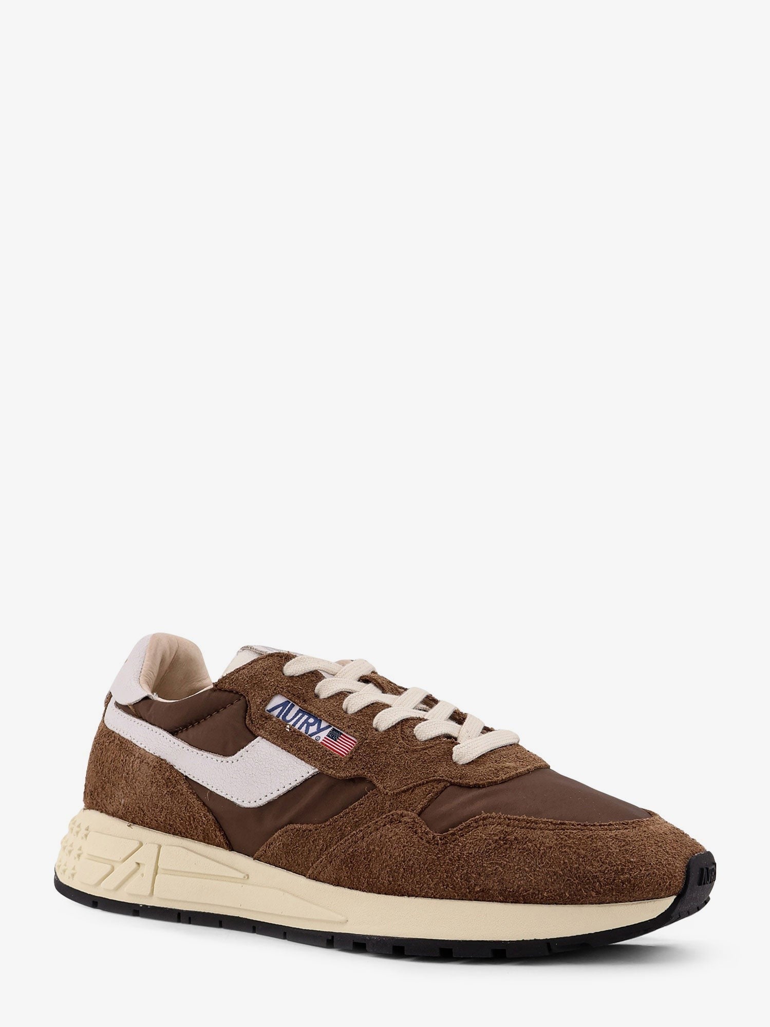 AUTRY Men's Reelwind Low Suede Sneakers White