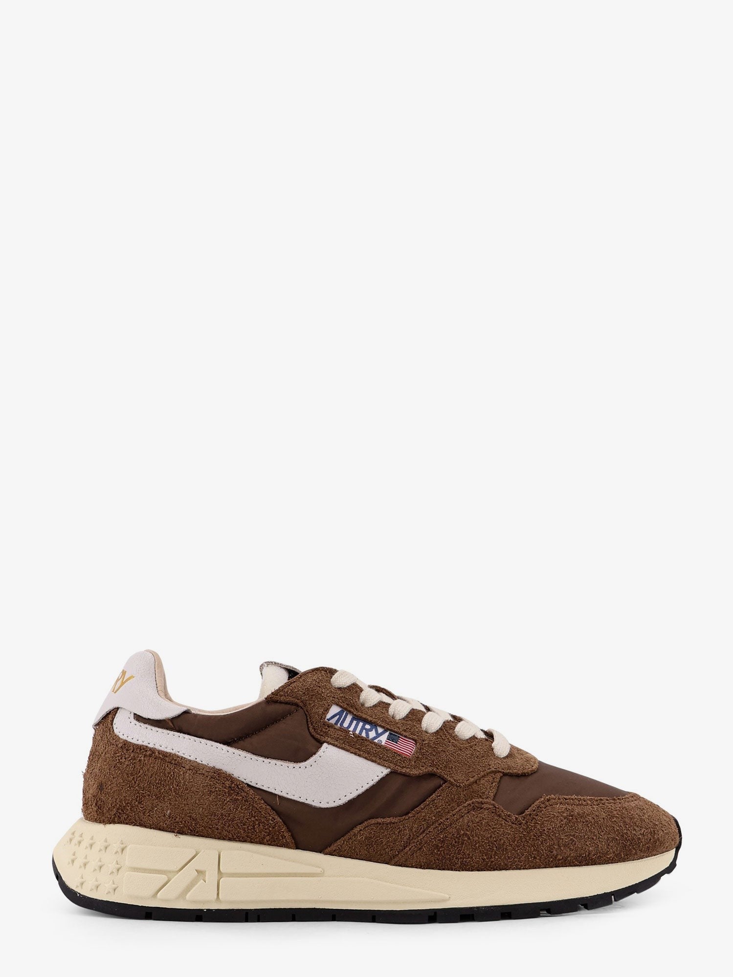 AUTRY Men's Reelwind Low Suede Sneakers White