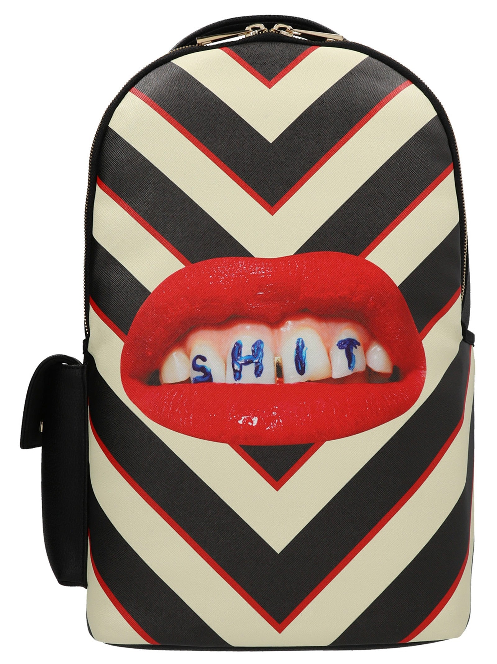 Seletti Regimeenta Shit Seenta Toiletpaper Backpack Black