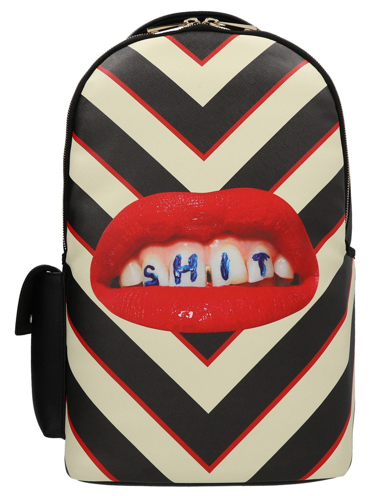 Seletti Regimeenta Shit Seenta Toiletpaper Backpack Black