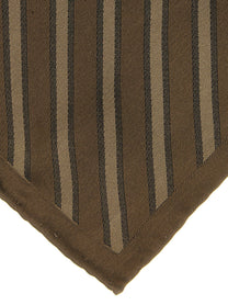 Brunello Cucinelli Regimental Pocket Clutch Brown