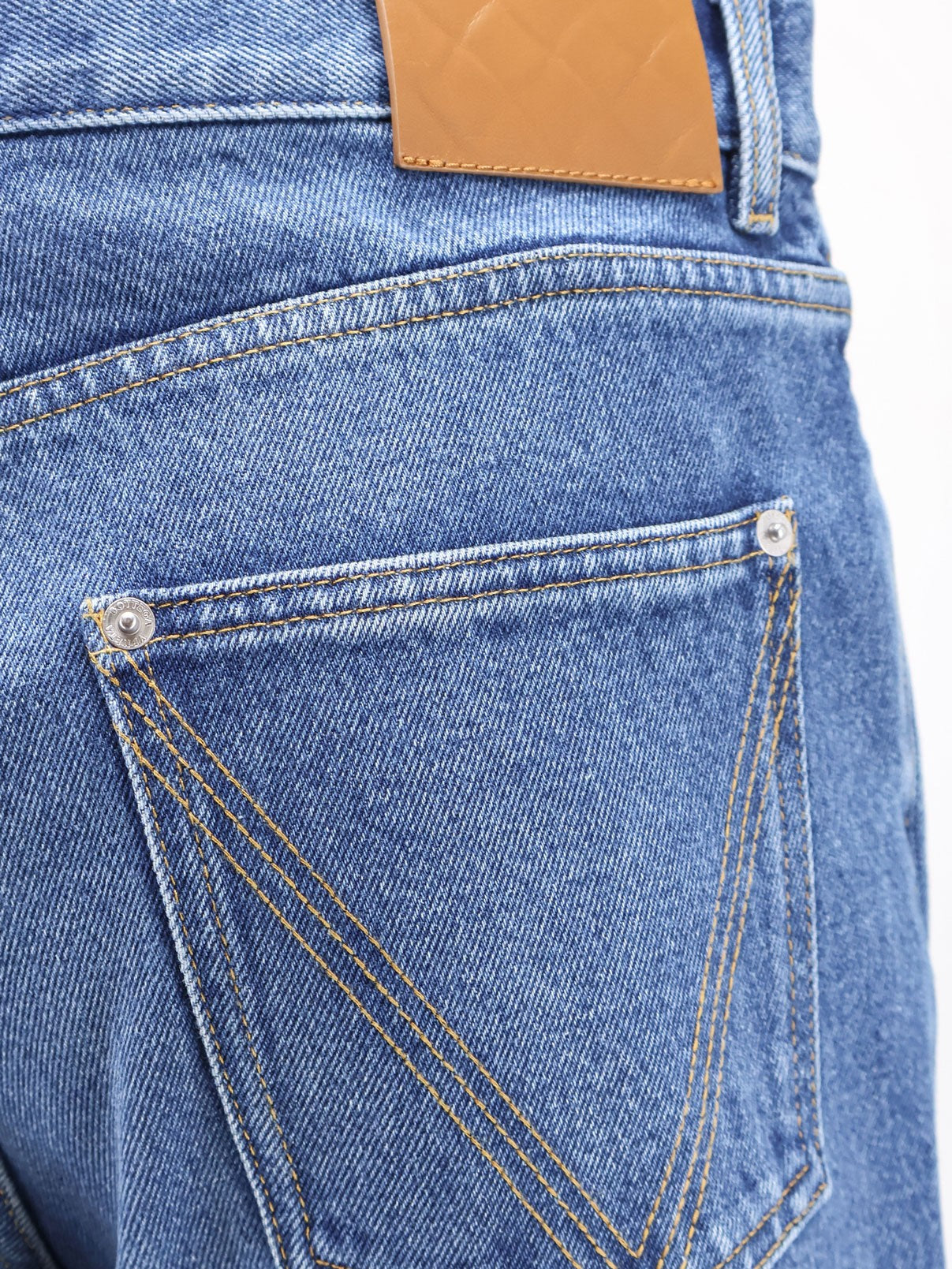 Bottega Veneta Men's Regular Cotton Jeans Blue