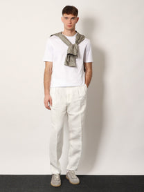 Brunello Cucinelli Men's Regular Cotton Shirt White