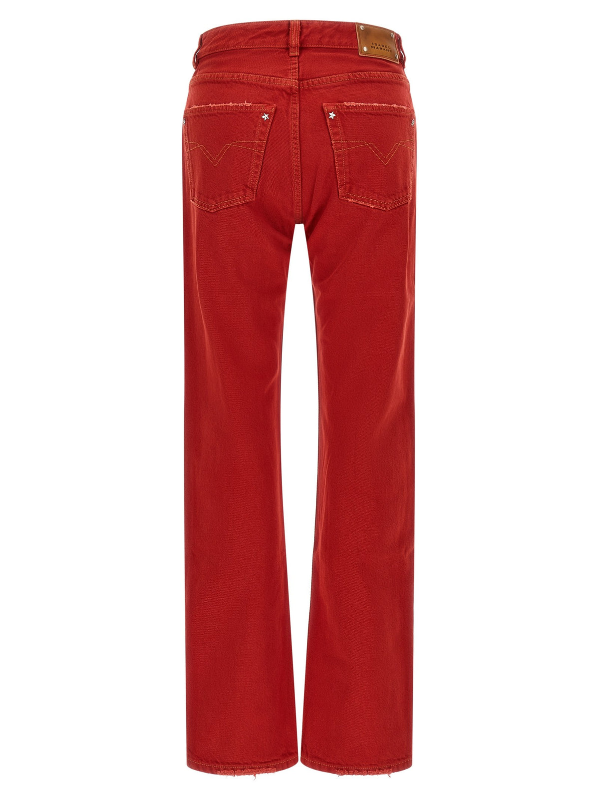 ISABEL MARANT Regular Daya Jeans Red, view 2