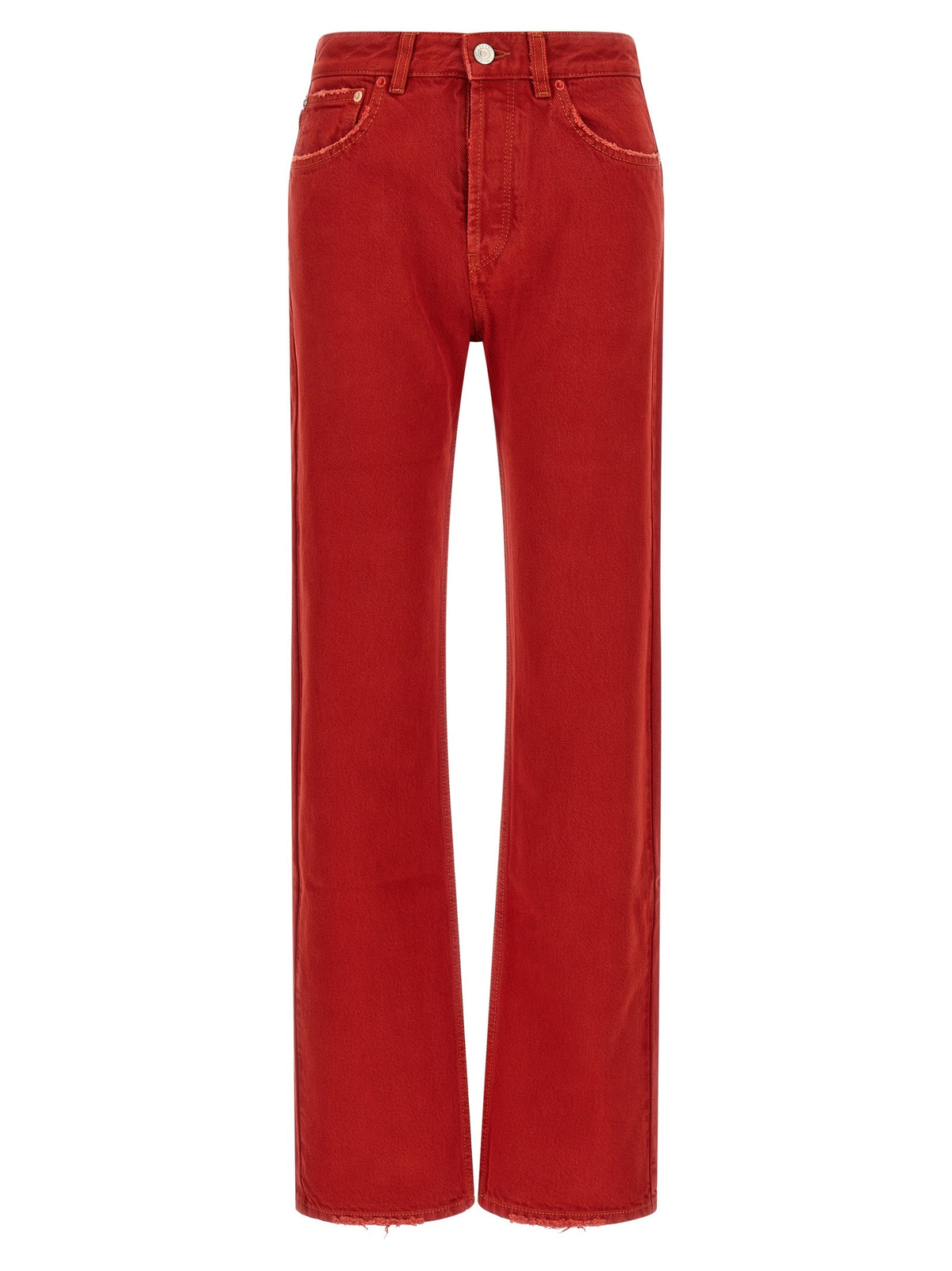 ISABEL MARANT Regular Daya Jeans Red