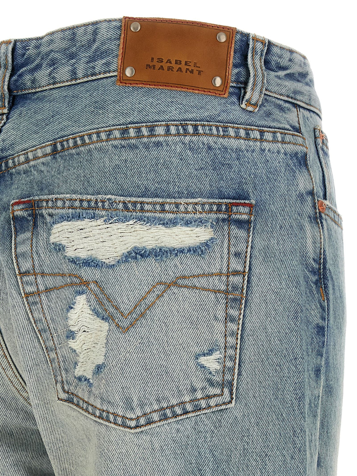 ISABEL MARANT Regular Daya Jeans Blue