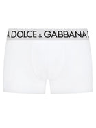 Dolce &amp; Gabbana Men's Regular Fit Boxer Shorts White