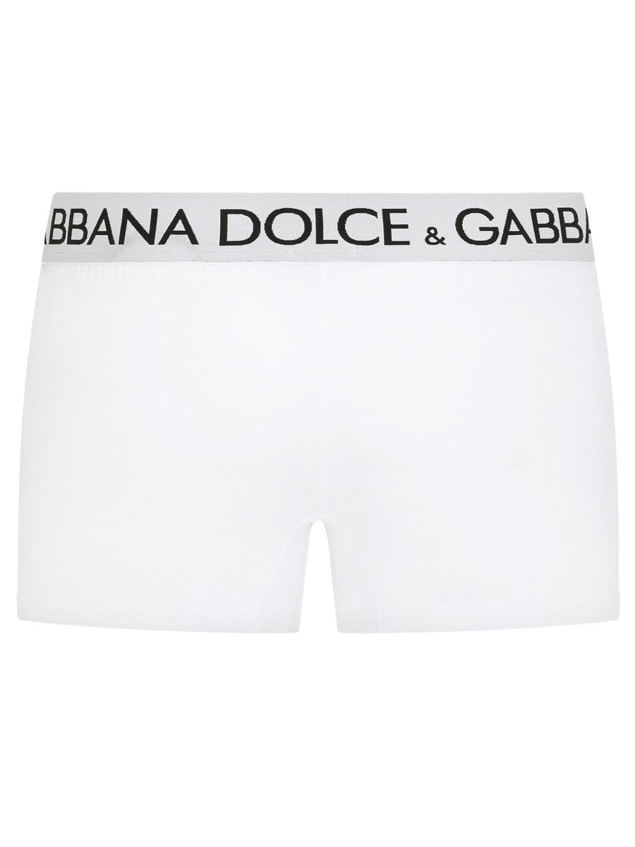 Dolce &amp; Gabbana Men's Regular Fit Boxer Shorts White