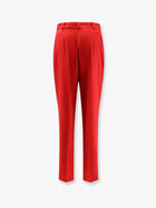 Elisabetta Franchi Women's Regular Fit Crepe Trousers Red, view 2