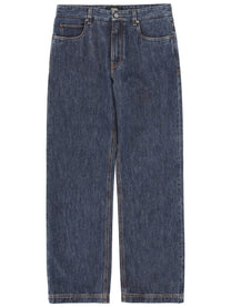 Fendi Men's Regular Fit Jeans Blue