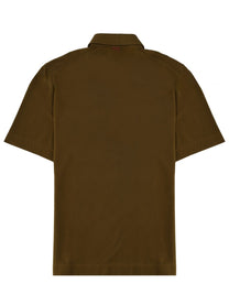 Zegna Men's Regular Fit Polo Shirt Green