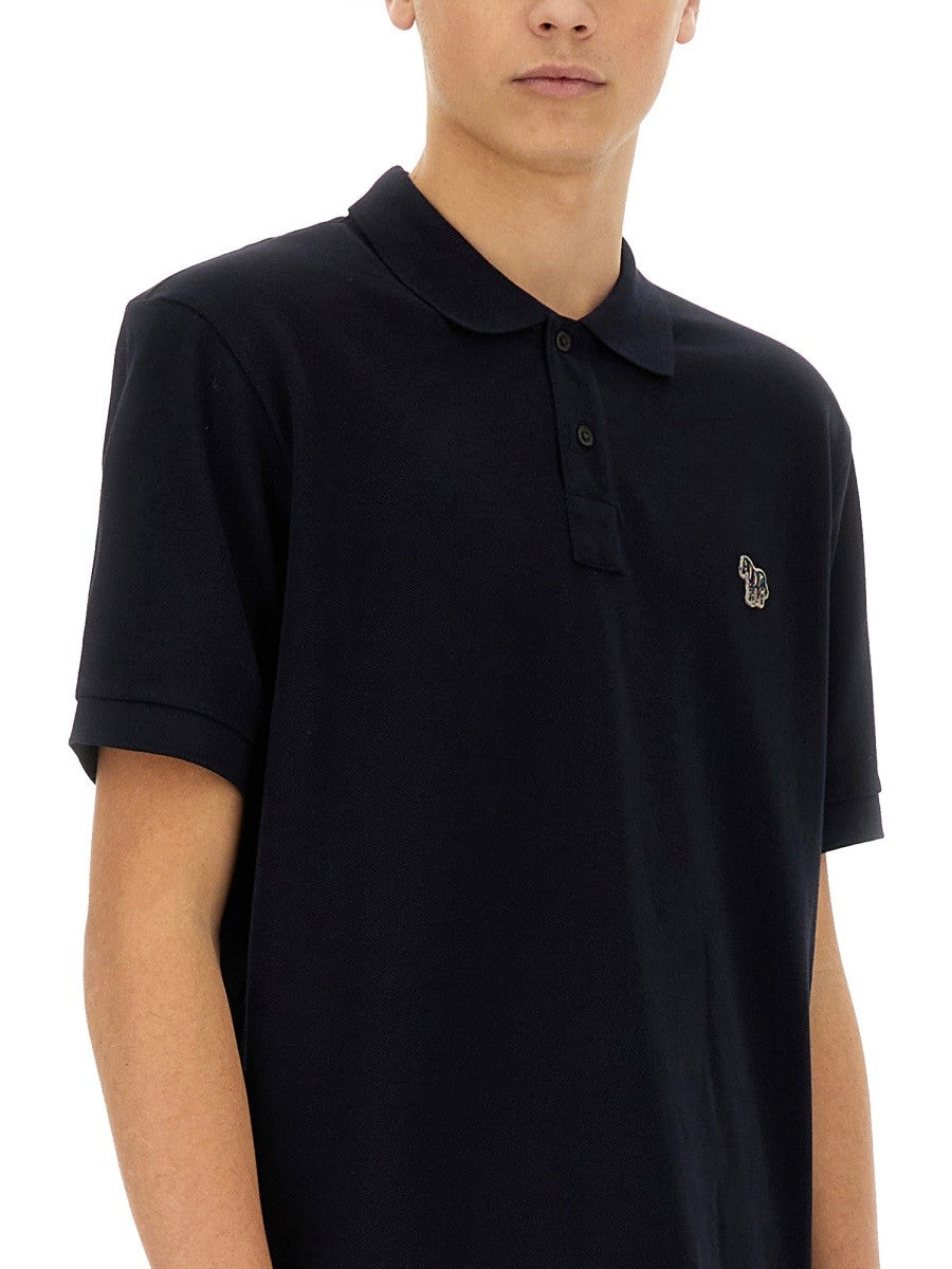Ps By Paul Smith Men's Regular Fit Polo Shirt Blue