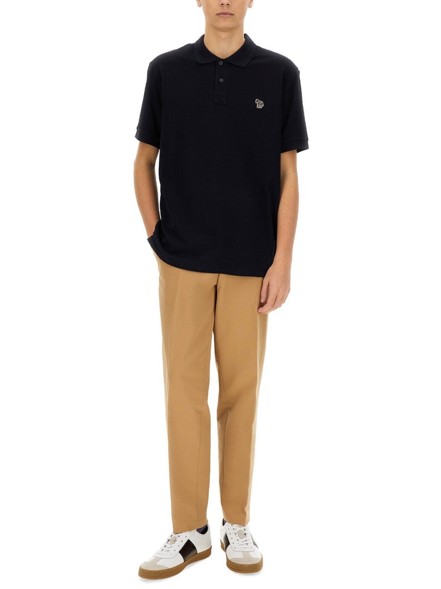 Ps By Paul Smith Men's Regular Fit Polo Shirt Blue
