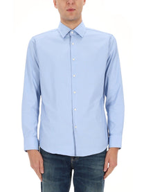 BOSS Men's Regular Fit Shirt Blue