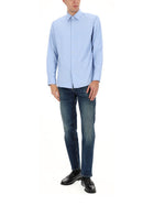 BOSS Men's Regular Fit Shirt Blue, view 2