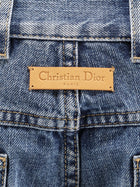 Dior Women's Regular Fit Stone Washed Denim Jeans Blue, view 3