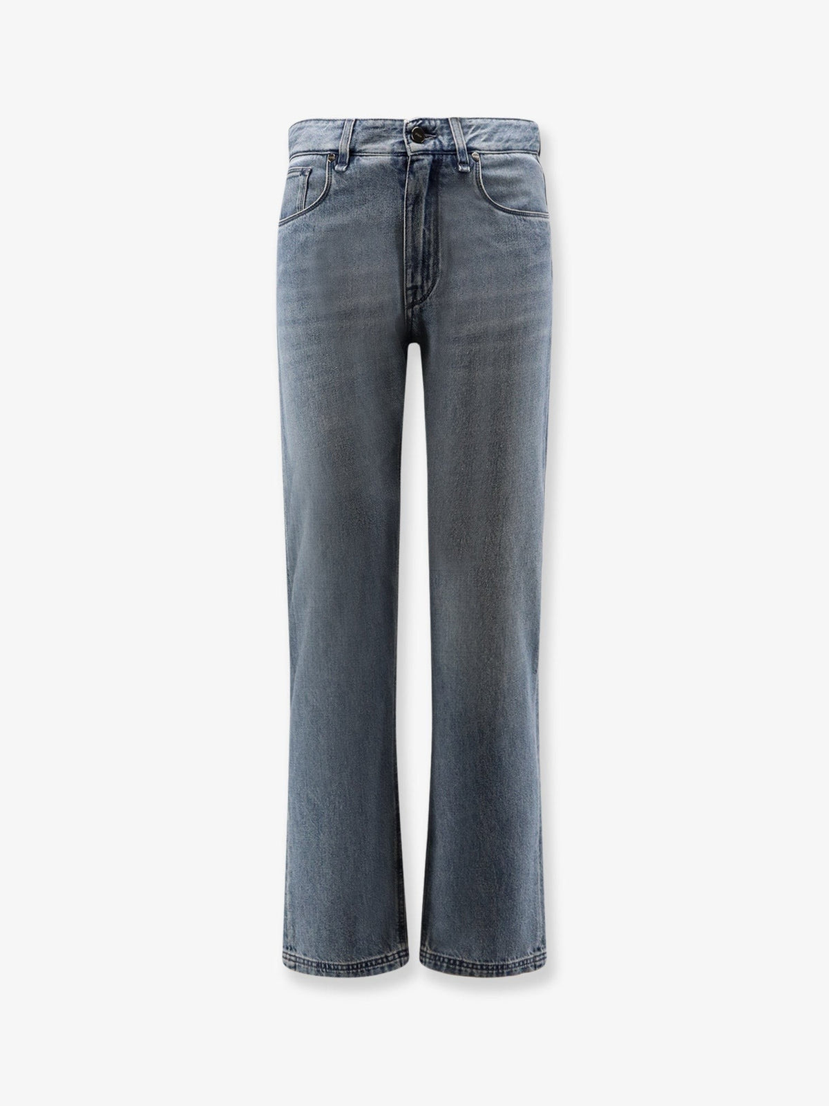 Fendi Men's Regular Five Pockets Jeans Blue